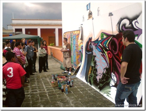 Taller de Graffiti por Zame y Near