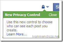 Nuevo control de privacidad